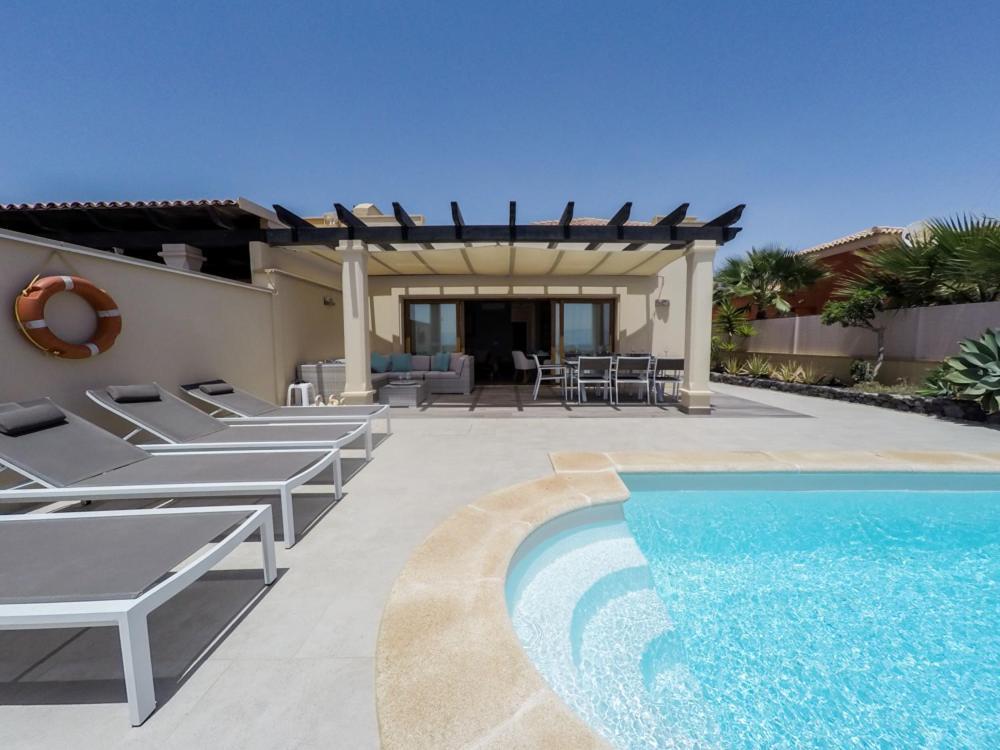 Luxurious Villa With Amazing Sea View And Pool Caleta De Fuste Exteriér fotografie