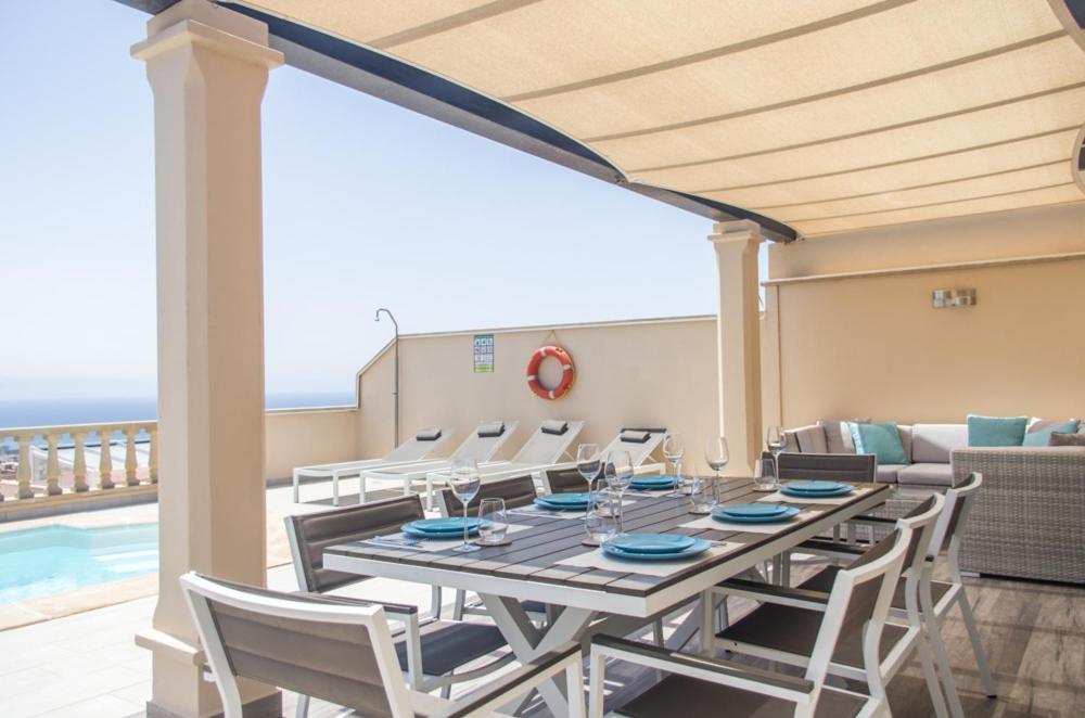 Luxurious Villa With Amazing Sea View And Pool Caleta De Fuste Exteriér fotografie