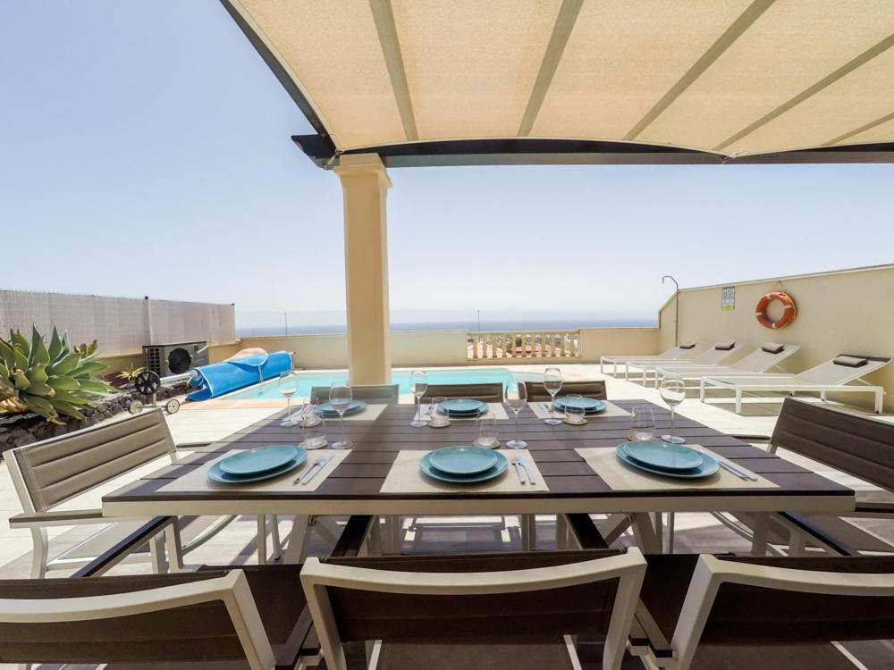Luxurious Villa With Amazing Sea View And Pool Caleta De Fuste Exteriér fotografie