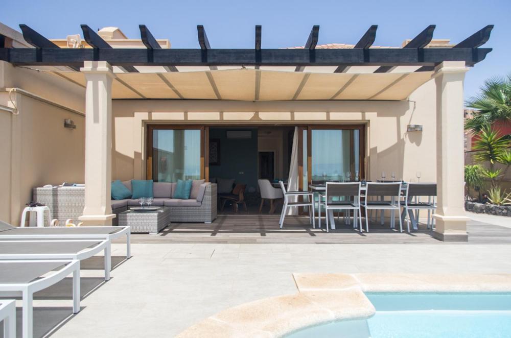 Luxurious Villa With Amazing Sea View And Pool Caleta De Fuste Exteriér fotografie